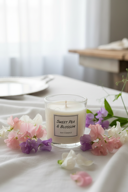 Sweet Pea Soy Wax Candle
